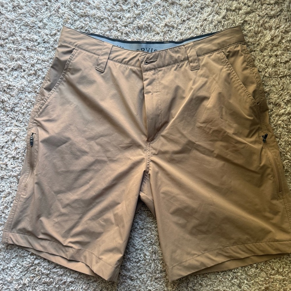 Men’s Orvis khaki cargo shorts 34